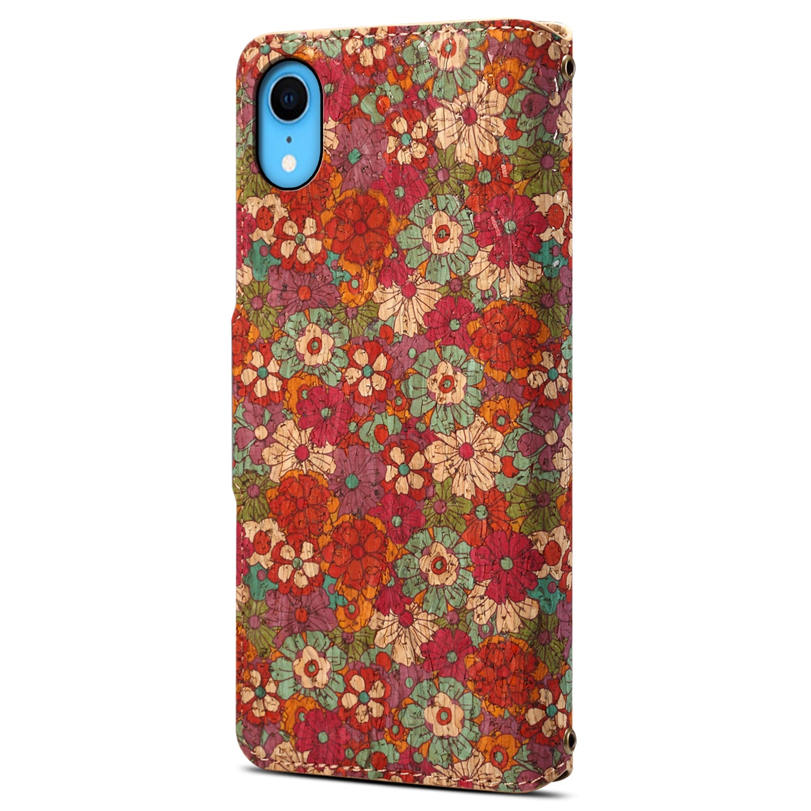For iPhone XR Leather Case Flower Pattern Printing Phone Cover Wallet Folding Stand For iPhone XR Leather Case Flower Pattern Printing Phone Cover Wallet Folding Stand